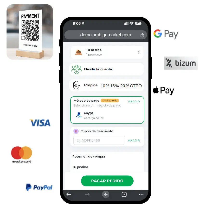 Digitaliza tu restaurante - Ambigu